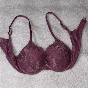 Victoria's Secret Purple Lace Padded Bra